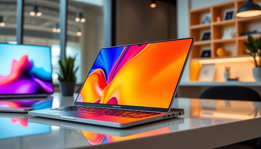Samsung Galaxy Book4 Edge OLED-skärm