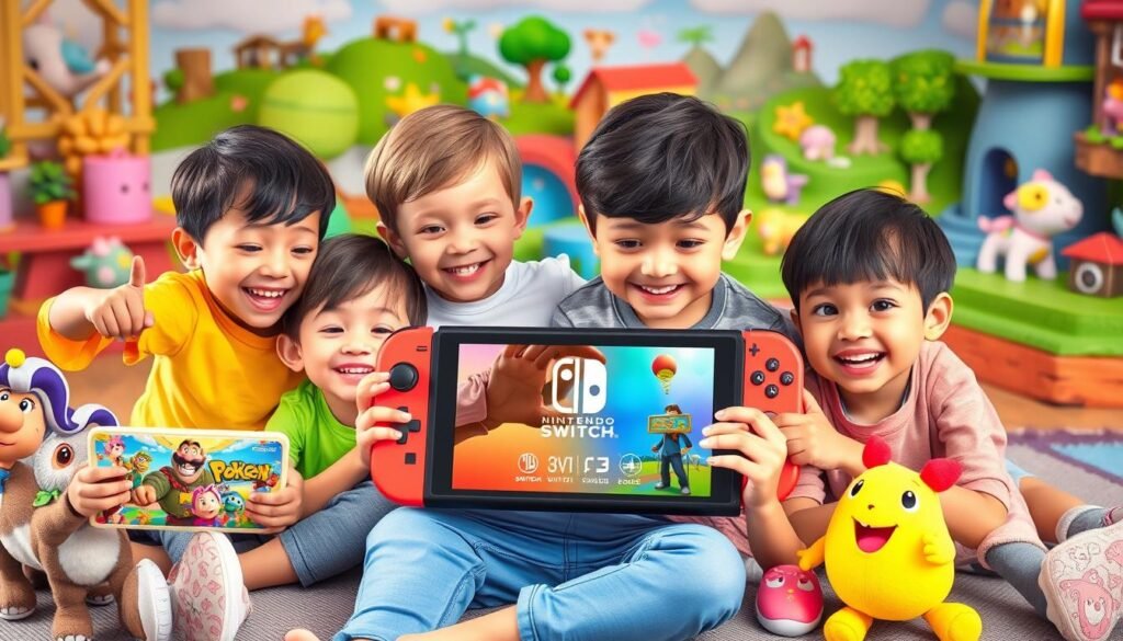 nintendo switch spel barn